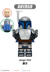 X0343 star wars series boba luke carla minifigures