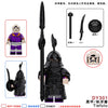 DY301-304 Black Heavy Armor Iron Float Minifigures