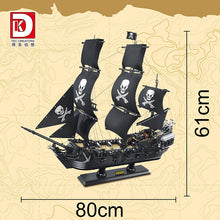 3423pcs Takke DK6001 Movie Black Pearl Pirate Ship