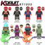 KT1055 superhero series Spiderman Doctor Strange minifigures