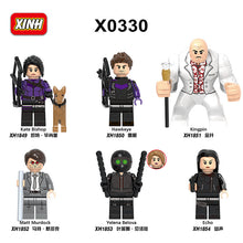 X0330 Superhero Series Hawkeye Echo Kim and Yelena Matt Kate Minifigures