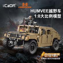 3935PCS CaDA C61036 1:8 HUMVEE Off-Road Vehicle