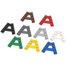 10pcs 15706 Plate A-Shape with 2 Rows of 4 StudsG