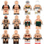 Swimsuit Girl Black Silk Angel Beast Crossbow  Minifigure (with random hair)