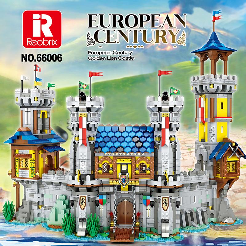2722PCS Reobrix 66006 Medieval castles in Europe