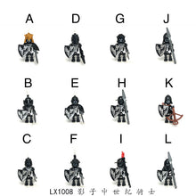LX1008 Skeleton Legion Medieval Shadow Knight minifigures