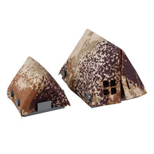 MOC WW2 soldier camouflage tent Minifigure Weapon Accessories