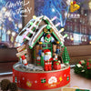 502PCS PANLOS 656012 Christmas Hut Spinning Music Box