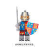 AH001- AH012 Medieval ancient rome knight soldier minifigure