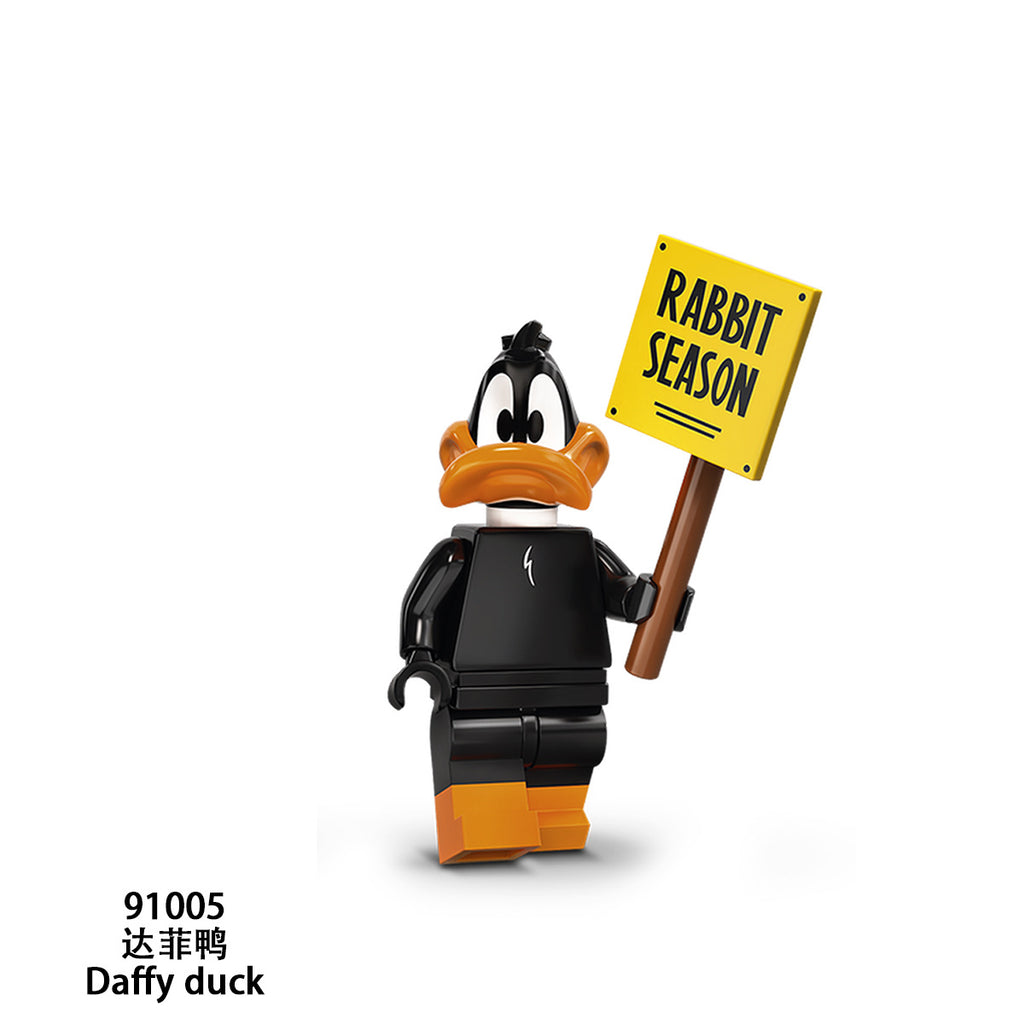 Anime Series Bugs Bunny Duffy Duck Minifigures 91001-91006