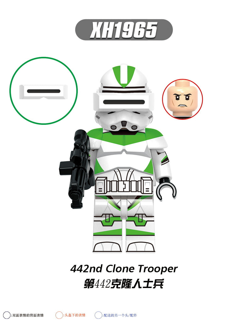 X0344 star wars series clone minifigures