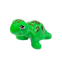 2pcs 6028753 Small particle building blocks toy animal accessories turtle penguin