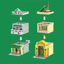 3096PCS MOULD KING16023 The French Restaurant with lights