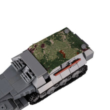 MOC WW2 German SDKFZ.251 armored vehicle