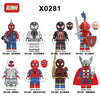 Super Hero Series Punk Spider-Man Knight Minifigures X0281