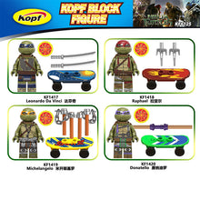 KF6125 Teenage Mutant Ninja Turtles minifigures