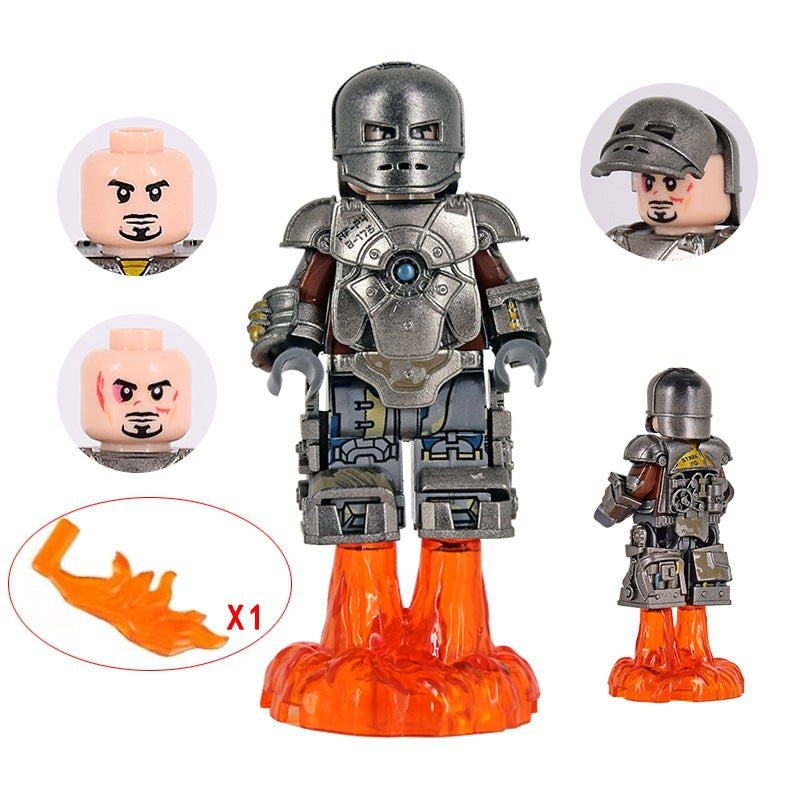 CQ01 Superhero Series Armor Helmet MK1 Minifigures – Joy Bricks - Main Image