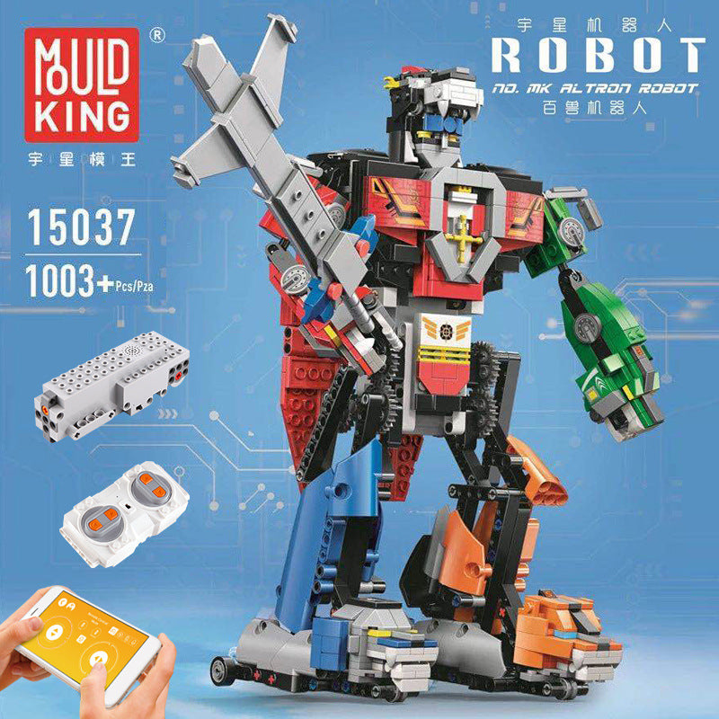 1003PCS MOULDKING 15037 MK Voltron Robot