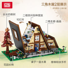 1917PCS LOZ1037 Small Town Chalet (mini bricks) MINI Bricks