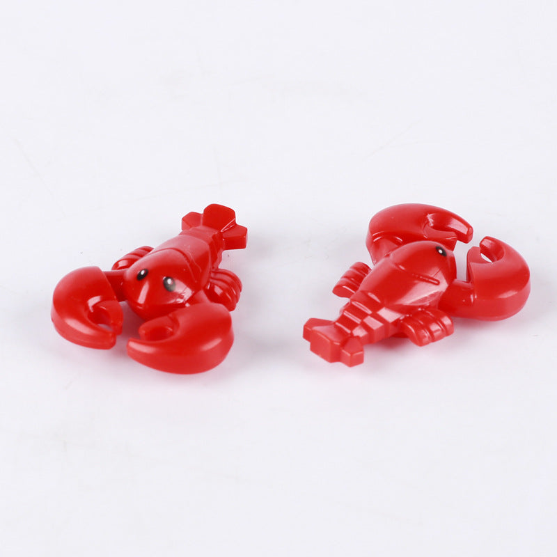 10pcs 27152 lobster animal accessories