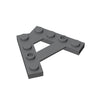 10pcs 15706 Plate A-Shape with 2 Rows of 4 StudsG