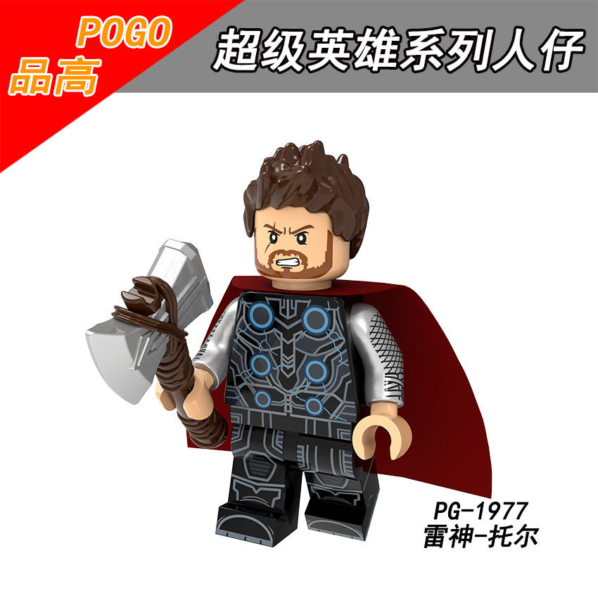PG8226 Super Heroes Series Thor Thanos Iron Man Minifigures – Joy