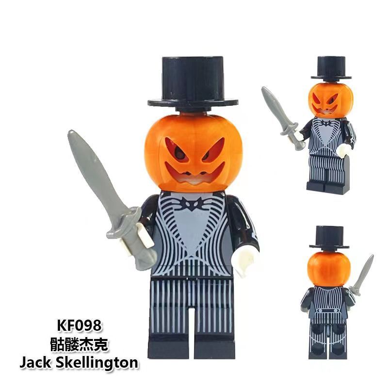 KF098 Skeleton Jack Skellington minifigure