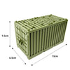 MOC Military Container Building Blocks Box Toys  WW2 War Base