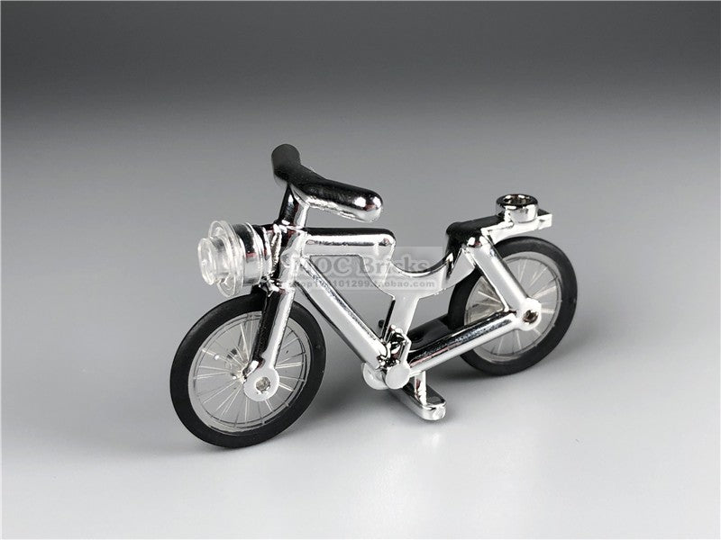 Chrome Bicycle Motorcycle Minifigure Accessories