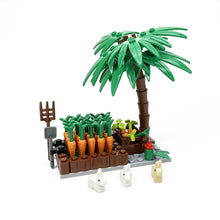 MOC farm scene rabbit radish field