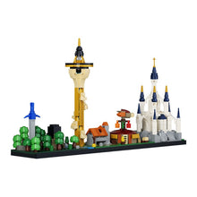 (Gobricks version) 400pcs+ MOC Zelda skyline building