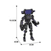 (Gobricks version) 399 pcs MOC-162651 Female biochemical TV robot
