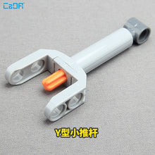 4pcs Cada 4612100 Technic Linear Actuator Mini with Dark Bluish Gray Head and Orange Axle