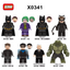 X0341 Superhero Series Batman Joker Catwoman Nightwing Alfred Butler Minifigures