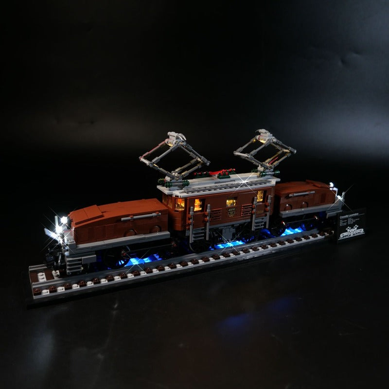 DIY LED Light Up Kit For Crocodile Locomotive 10277 LED 10277