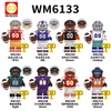WM6133 Rugby series Philadelphia Eagles Dallas Cowboys Minifigures
