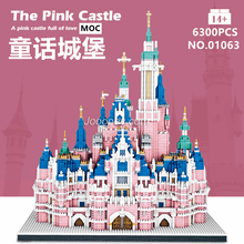 6300PCS 01063 Pink Fairy Castle（micro blocks）
