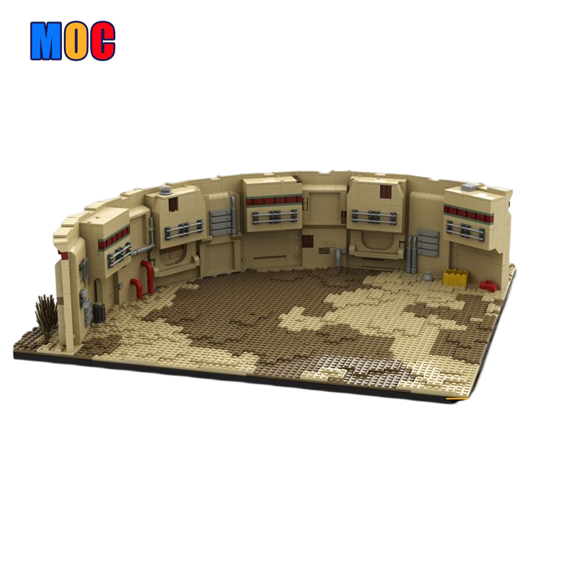2809PCS MOC-73950 Tatooine At War Falcon Spaceport, Pt. 4 Compatible 75257