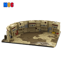 2809PCS MOC-73950 Tatooine At War Falcon Spaceport, Pt. 4 Compatible 75257