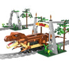 1039PCS C59003 CADA Jurassic Tyrannosaurus Rex Electric Train