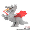 DY509-516 Medieval Fire Dragon Medieval Castle Lion King Knight Mount Minifigure