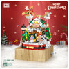 LOZ 1237 1238 Christmas Series Music Box(MINI BRICKS)