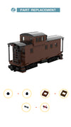 594PCS MOC-81647 C-40-3 Cupula Caboose - Southern Pacific Edition