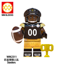 WM6134 Rugby Series New York Giants Los Angeles Rams Minifigures
