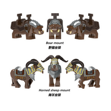 XH1535 XH1536 1494 Animal mount  Minifigures