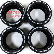 4pcs The Rims & Tires  For Porsche Bugatti 1:8 23799 37383