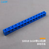 10pcs Technology spare parts  1x14 with 13 hole brick 32018