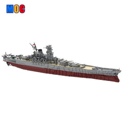 Gobricks version) 8717pcs MOC-37260 IJN Yamato 1:200 – Joy Bricks