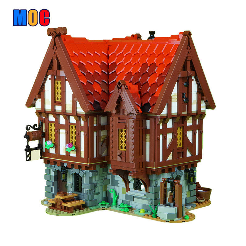 2956PCS MOC-72838 Medieval Tavern