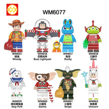 WM6077 christmas series Buzz Lightyear Woody Goblin minifigures